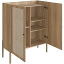 Ver imagem 2 de Armário Bar para Sala 2 Portas 93cm Pés Madeira Moss A03 Hanover Roble
