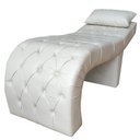 Ver imagem 1 de Maca Estética Capitonê Inclinada Corino Slk Decor Opala com Almofada Bege