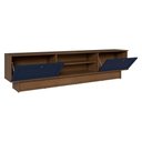 Ver mais imagens de Rack para Tv até 80 Polegadas 218 Cm 2 Portas Rustic/azul Vik Madesa