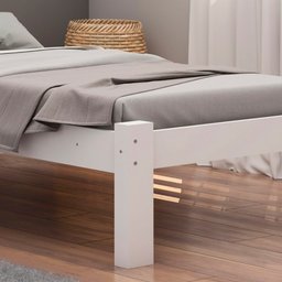 Cama Solteiro Robusta - MDF - 88cm - Design Moderno Arauna - 3