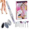 KIT PARA PEDICURE MANICURE REMOVEDOR DE CALOS COMPLETO COM POLIDOR DE UNHAS LIXADOR ESFOLIADOR E - 1