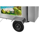 Ver imagem 2 de Carrinho de Água de Coco Inox Toldo Rodas Pneumáticas Cefaz