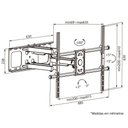 Ver imagem 6 de Suporte Tv Articulado 55 a 90 A02v8xl Elg Telas Gigantes