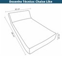 Ver imagem 5 de Chaise Inflável Área Externa Outdoor Like Rivatti Capa Linho Cinza C/ Proteção Uv Capa Interna