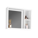 Ver imagem 4 de Gabinete para Banheiro com Cuba e Espelho Incluso Turin 60 - Branco / Preto