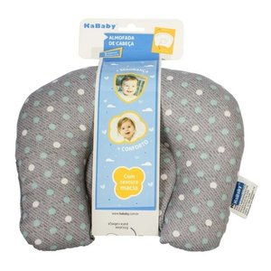 Suporte de Cabeca Almofadinha infantil KaBaby Cinza