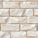 Ver imagem 1 de Papel de Parede Tijolo Envelhecido Branco Gold Autocolante - 10 Metros