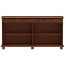 Ver imagem 6 de Balcao 4 Portas 4 Gavetas Madeira Maciça 8929 Rubi Cafe Fnt