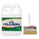 Ver imagem 6 de Kit Cola Pedra 5l Vbrasil + Broxa de Pintura Profissional Aplicação Completa