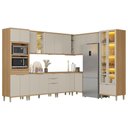 Ver imagem 2 de Cozinha Completa 9 Peças Bless CZ709 Jequitiba/Off Linea