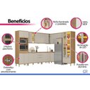 Ver imagem 5 de Cozinha Completa 9 Peças Bless CZ709 Jequitiba/Off Linea