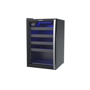 Adega Piubella 100 - para 24 Garrafas, Preto com Porta Invertida - 220v - Estilo e Funcionalidade