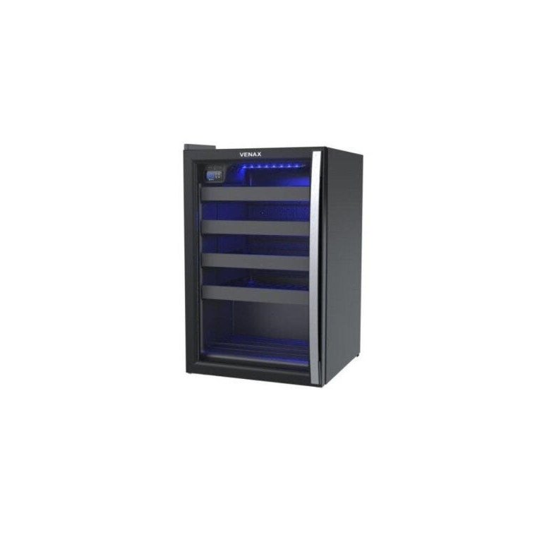 Adega Piubella 100 - para 24 Garrafas, Preto com Porta Invertida - 220v - Estilo e Funcionalidade