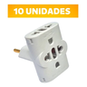 Adaptador Pino Universal Tomada Benjamim T - KIT 40 UNI - 2