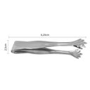 Ver imagem 3 de Kit 50 Pegadores Carne Servir Churrasco Pinça Aço Inox Pequeno 16cm Restaurante Buffet