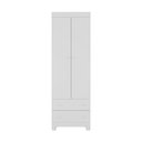 Ver imagem 7 de Guarda-roupa Infantil 62cm 2 Portas e 2 Gavetas Allegra Multimóveis Mp4441 Branco Branco