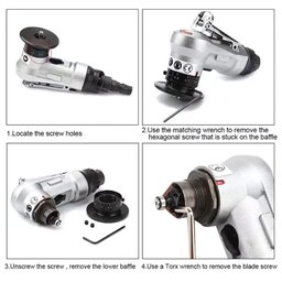 Chanfradeira Rebarbadeira Pneumática Jg Tools - 5