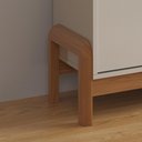 Ver imagem 6 de Rack para Tv até 70 Polegadas 1 Porta e 2 Gavetas Elegance 1,83m Lukaliam Móveis Off White-