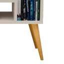 Ver imagem 4 de Rack Miami 4 Nichos Aparador Buffet Organizador Off White