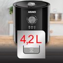 Ver imagem 3 de Airfryer Arno Ultra Mecânica Preta Ufyp Cor Preto