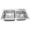 Cuba Aço Inox 304 Dupla Pia Cozinha Gourmet com Acessórios - 2