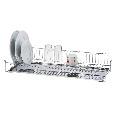 Escorredor De Louças Aéreo Inox Armário Bandeja 87cm Schmitt