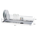 Ver imagem 2 de Escorredor De Louças Aéreo Inox Armário Bandeja 87cm Schmitt