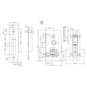 Ver imagem 3 de Fechadura 1520 Fly Vidro/alvenaria Cromado Recorte Santa Marina K1520va/ma510 Arouca