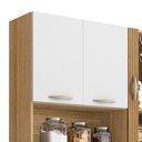 Ver imagem 2 de Armário de Cozinha Compacta 90cm Bruna K02 Freijó-supremo-ripado - Mpozenato