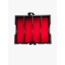 Ver imagem 1 de Suporte Para 4 Maquinas De Corta Cabelo Preto/Vermelho