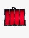 Ver imagem 1 de Suporte Para 4 Maquinas De Corta Cabelo Preto/Vermelho