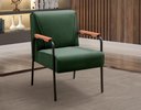 Ver imagem 2 de Poltrona Jade Cor:Veludo Verde 270