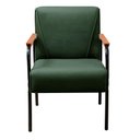 Ver imagem 3 de Poltrona Jade Cor:Veludo Verde 270