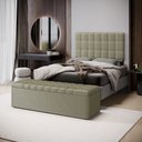 Ver imagem 1 de Kit Painel Rana 160 e Calçadeira Alpha Veludo Aradecor