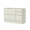 Ver imagem 3 de Balcão Pia 01 Porta 04 Gavetas 120cm 100% Mdf Fineze