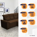 Ver imagem 2 de Sofá Canto London Suede Velut - King House