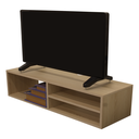 Ver imagem 4 de Rack Suspenso para Tv/dvd/vídeo Game, com Nicho (mdf) Cor:madeirado