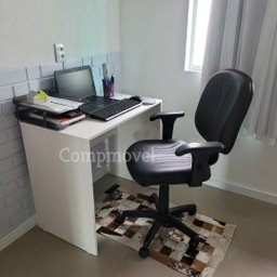 Escrivaninha Home Office Estudos em MDF Branco - Sb Móveis - 5
