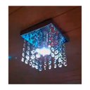 Ver imagem 2 de Lustre de Cristal Verdadeiro K9 14x14 Cm Sala Quarto Ilustre Cristais