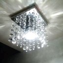 Ver imagem 1 de Lustre de Cristal Verdadeiro K9 14x14 Cm Sala Quarto Ilustre Cristais