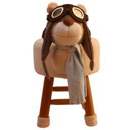 Banco Pelúcia Infantil Urso Aviador SILVIA & POLITO COM. E CONF. DE VEST. - 10
