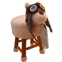 Ver imagem 7 de Banco Pelúcia Infantil Urso Aviador SILVIA & POLITO COM. E CONF. DE VEST.