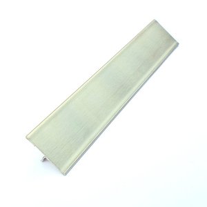 Perfil T de Transição entre Pisos Aço Inox 304 Escovado L2,60cm C90cm