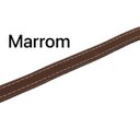 Ver imagem 2 de Espelho Decorativo Adnet Oval Orgânico 50x80 Cm + Pendurador:marron