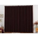 Ver imagem 1 de Cortina Lisboa Blackout 4 Metros Marrom Escuro Escritório