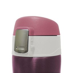 Garrafa Termica Aço Inox Água Cafe Quente Frio Rosa Vacuo - 3