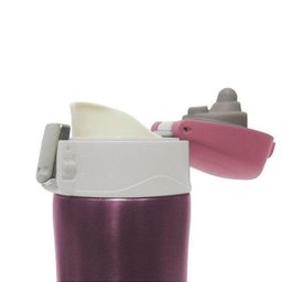 Garrafa Termica Aço Inox Água Cafe Quente Frio Rosa Vacuo - 4