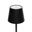 Ver imagem 4 de Luminária de Mesa Led 3 Tons Usb Elegance Preta Metal Lyor