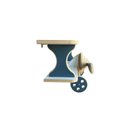 Ver imagem 4 de Prateleira Infantil Avião Azul e Branco - Branco e Madeira