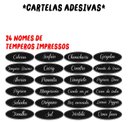Ver imagem 3 de Porta Temperos/Condimentos kit 10 Tubetes + Suporte + Adesivos
